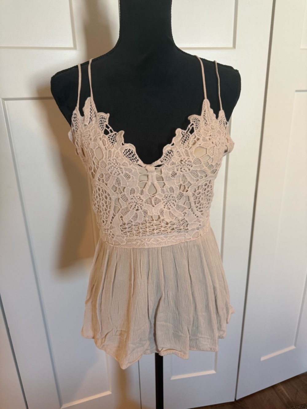 Maurices Crochet Lace Camisole in Cream